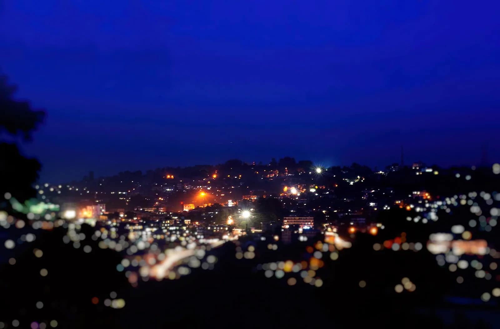 Night view of Itanagar