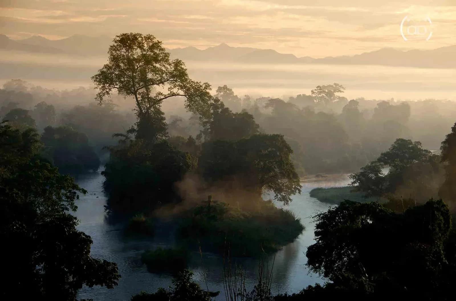Tengapani river near golden pagoda
